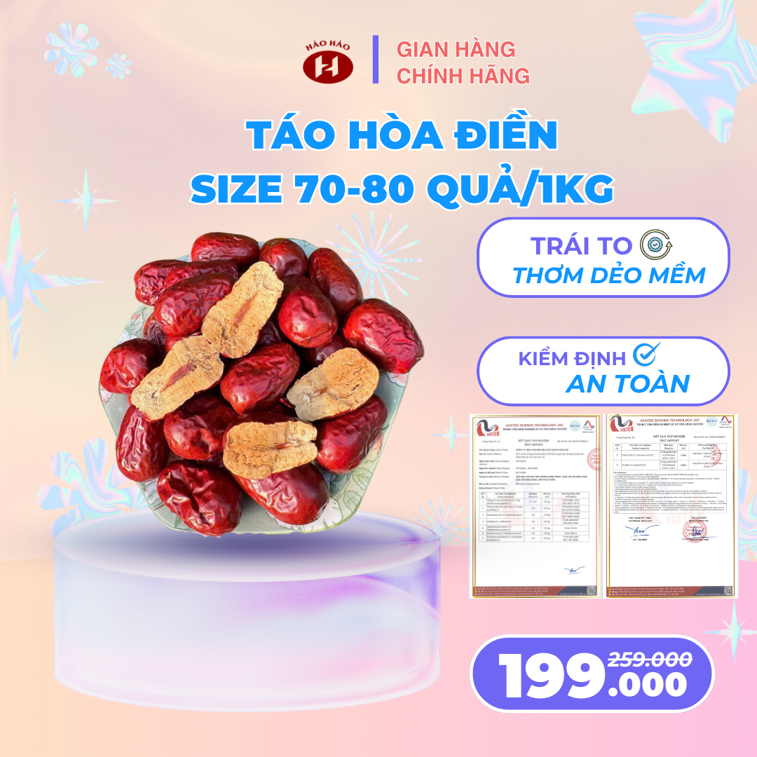 Quả táo tàu đỏ sấy khô (Tân Cương) Dùng làm thực phẩm (không dùng làm dược liệu)